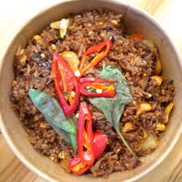 Pineapple riceberry rice at Koh Thai in Bournemouth