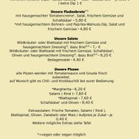 Seasonal menu  at Zakk in Dusseldorf