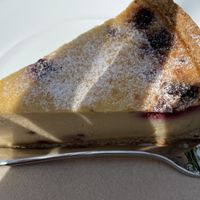 vegane Quarktorte  at Café Florina in Hirschthal