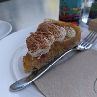 Apple cinnamon tart at Café Florina in Hirschthal