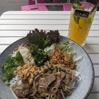 Bun Bo Chay and Yellow Bird at Lam Vegan in Hamburg