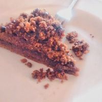 Chocolate cake at Dolce Vegan in Florence