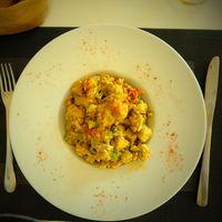 Risotto at Dolce Vegan in Florence