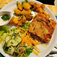 Dolce vegan combo dish at Dolce Vegan in Florence