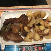 Steak thingy  at Dolce Vegan in Florence