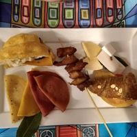 Appetiser mix at Dolce Vegan in Florence