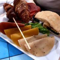 Antipasto misto at Dolce Vegan in Florence