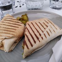 My vegan falafel shawarma at Middle Feast in York