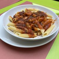 Kids pasta (order without cheese)  at Passion for Food in Bruges