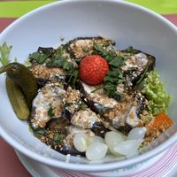 Eggplant salad   at Passion for Food in Bruges