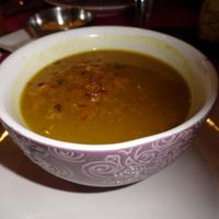Red lentil soup at Passion for Food in Bruges