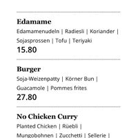 Veganes Menü at Restaurant Marktplatz in St Gallen