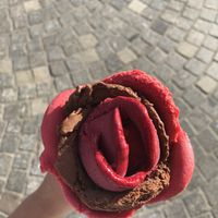 Chocolate Sorbet😄 at Amorino in Sanary-sur-mer