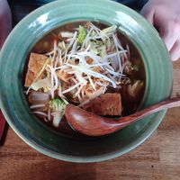 Noodlesoup with freshly made noodle at Rote Laterne in Dusseldorf