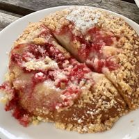 Vegan - with cream and red fruits  at Moko in Warsaw