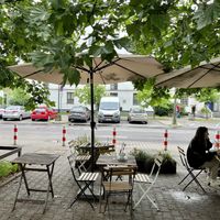 Outside seating   at Moko in Warsaw