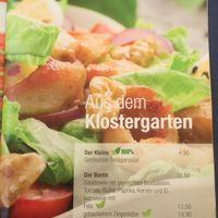 Salat at Klostercafé in Erkelenz