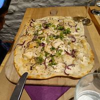 Flammkuchen at Klostercafé in Erkelenz