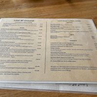 Menu at Leaf & Ground in Dursley