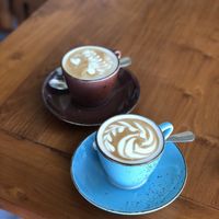 Vegan Cappuccino with coconut milk  at Pistachio in Ubud