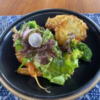 Potato cakes  at Pistachio in Ubud
