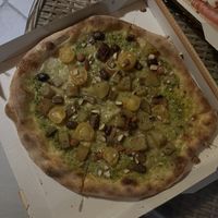 Pizza sole  at Pizzeria Valle dei Mulini in Fumane