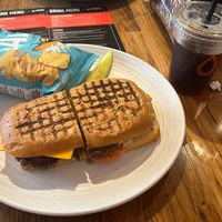 Vegan Zohan Panini  at Pressed Cafe in Boston