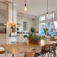 The interior at YUSU in Amsterdam