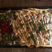 Vegan kebab plate   at Le Kebab Odenplan in Stockholm