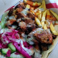 Shawarma kebab at Hank's  Dirty Colchester in Colchester