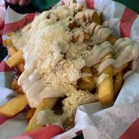 Ceasar fries at Hank's  Dirty Colchester in Colchester