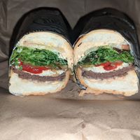 Unreal Steak Hero at Stacked Sandwich Shop in Queens