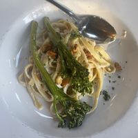 Cashew Alfredo   at Cafe Aroma in Idyllwild