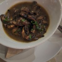 Side of mushrooms at Cafe Aroma in Idyllwild