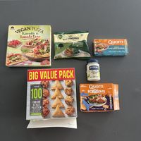 Vegan Items  at Iceland Overseas in Torrevieja