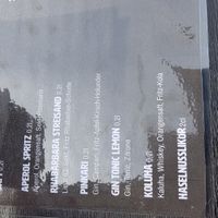 Cocktail menu at Spätzlemacher in Berlin