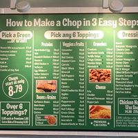 Inside menu 2  at Chop Stop in Temecula