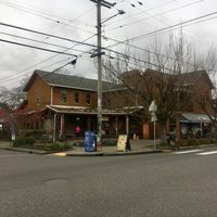 Street view at People's Food Co-op in Portland