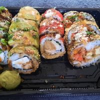 How they look inside. at Nana Sushi in Heusden-zolder