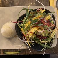 Side salad for Thit Chay Kho Thay.  at Madami in Berlin