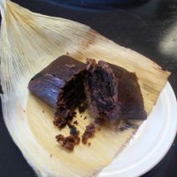 Chocolate tamale. OMG. Do not skip dessert! at Casa de Tamales in Fresno