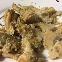 Dry chicken  at Casa de Tamales in Fresno