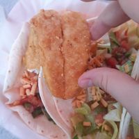 Possibly Gardein "fish" though? >.> at Mug & Mallet in Ocean City