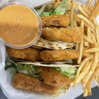 Vegan fish tacos  at Mug & Mallet in Ocean City