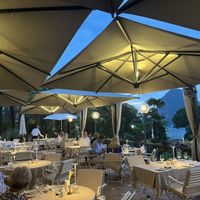 Terrace overlooking the lake   at Le Relais by Villa Castagnola in Lugano