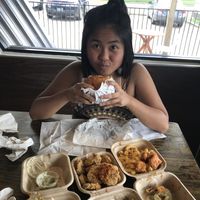 Me eating Original Project Pollo at Project Pollo in Katy