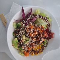 Vegan Poke bowl at oTTo in Ohrid