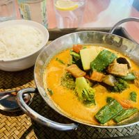 Curry rojo vegano con tofu   at Thai Rico in Barcelona
