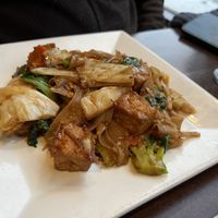 Vegan drunken noodles   at Mai Thai in Steamboat Springs