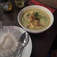 Yellow curry   at Mai Thai in Steamboat Springs